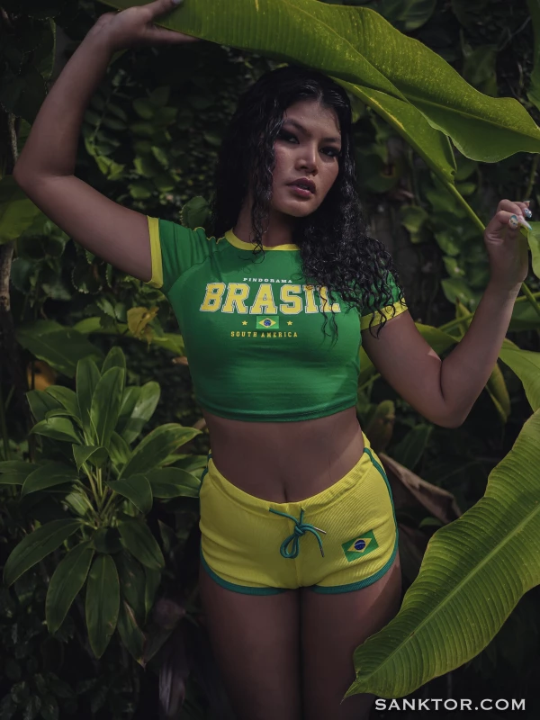 naked girl in the jungle
